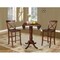 International Concepts Round 42 in Rd Pedestal Bar Height Table, 2 Bar Height Stools, Espresso, 42 in W, 42 in L, Wood K581-42DPT-6133-2 - alternate 6
